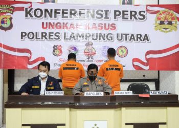 Ada Pejabat Lampung Utara Diamankan Polisi