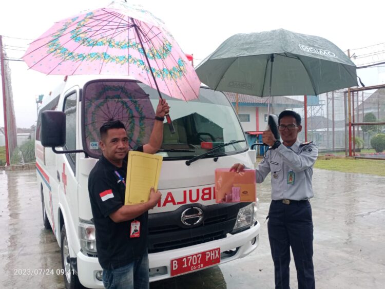 Rutan Kotabumi Terima 1 Unit Ambulans